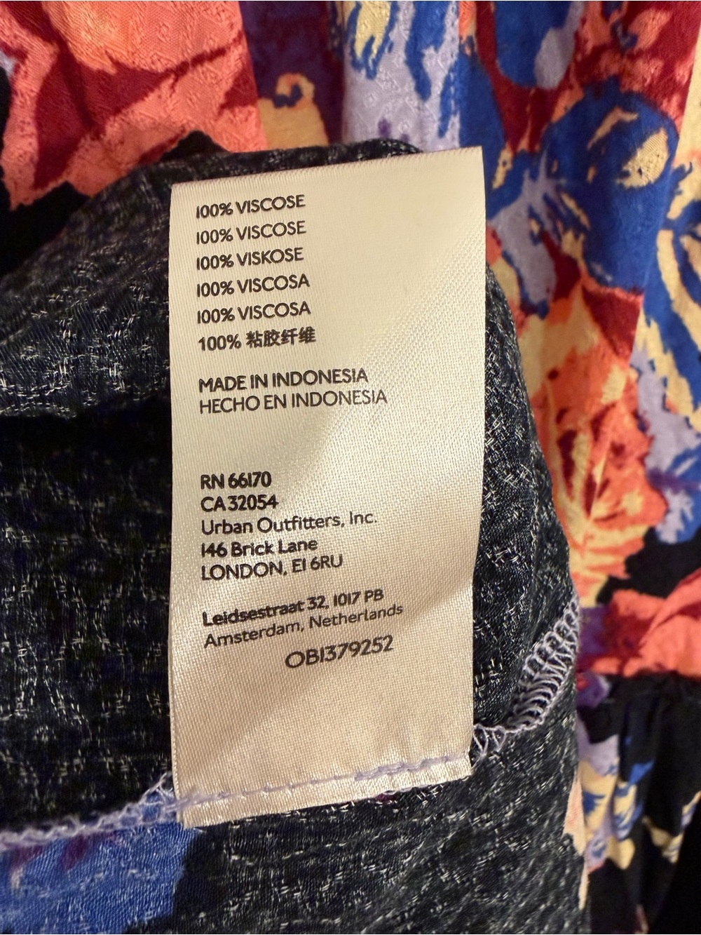 NWT Free People Floral Brunch a Bunch Button Front Tunic Dress XL Black Multi - Picture 8 of 12